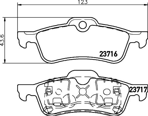 Textar 2371601 - Set placute frana,frana disc aaoparts.ro