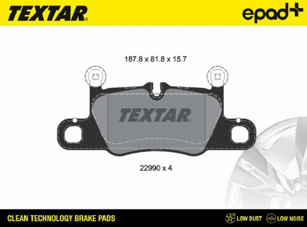 Textar 2299001CP - Set placute frana,frana disc aaoparts.ro