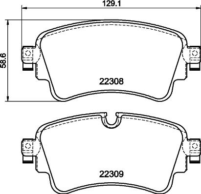 Textar 2230804 - Set placute frana,frana disc aaoparts.ro