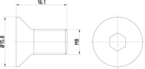 Textar TPM0006 - Surub, disc frana aaoparts.ro