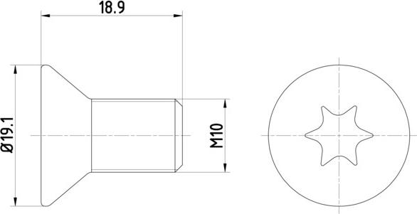 Textar TPM0010 - Surub, disc frana aaoparts.ro