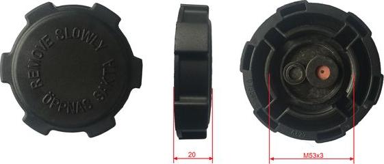 Thermotec DBSC003TC - Buson,vas expansiune aaoparts.ro