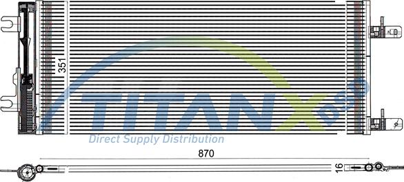 TITANX CD179006 - Condensator, climatizare aaoparts.ro