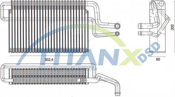 TITANX EV139001 - Evaporator,aer conditionat aaoparts.ro
