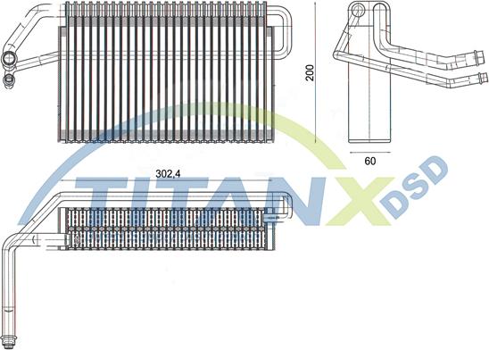 TITANX EV179001 - Evaporator,aer conditionat aaoparts.ro