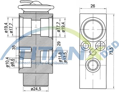 TITANX XV119001 - Supapa expansiune, clima aaoparts.ro