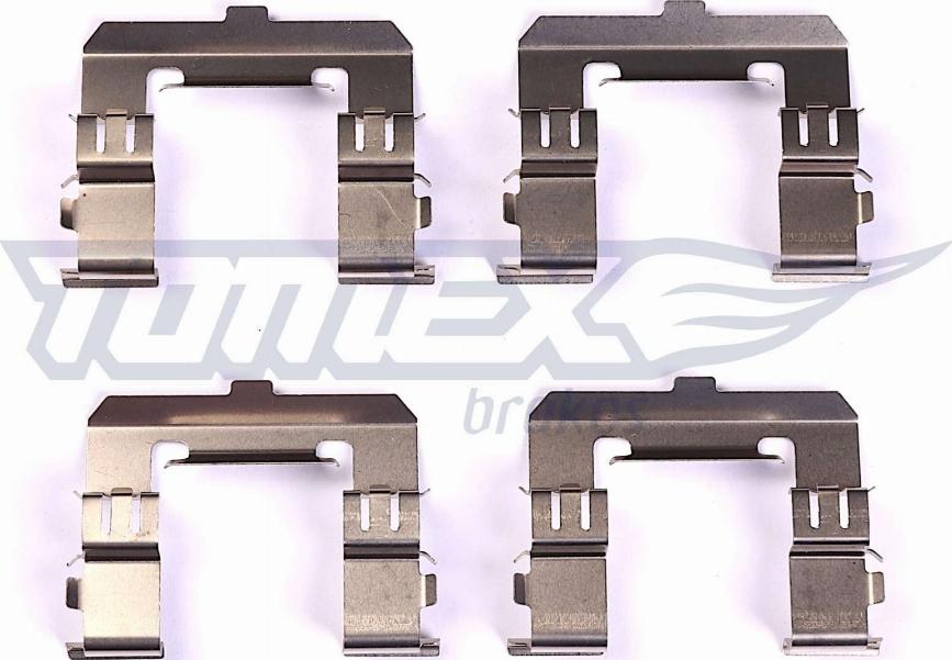 TOMEX brakes TX 44-58 - Set accesorii, placute frana aaoparts.ro