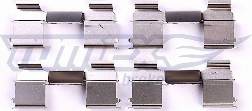TOMEX brakes TX 44-39 - Set accesorii, placute frana aaoparts.ro