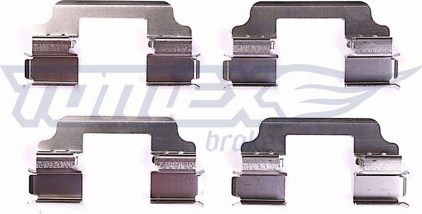 TOMEX brakes TX 44-27 - Set accesorii, placute frana aaoparts.ro