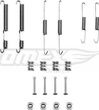 TOMEX brakes TX 40-45 - Set accesorii, sabot de frana aaoparts.ro