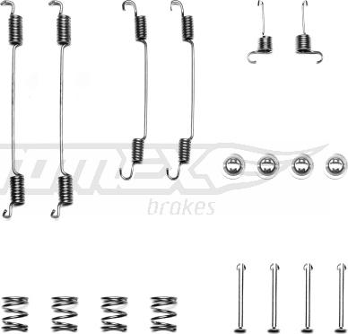TOMEX brakes TX 40-13 - Set accesorii, sabot de frana aaoparts.ro