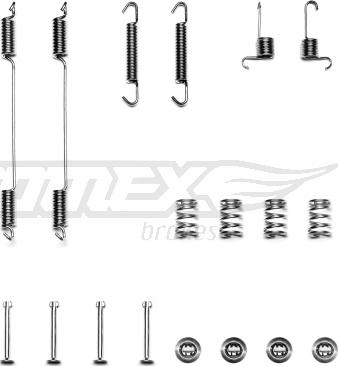 TOMEX brakes TX 40-31 - Set accesorii, sabot de frana aaoparts.ro