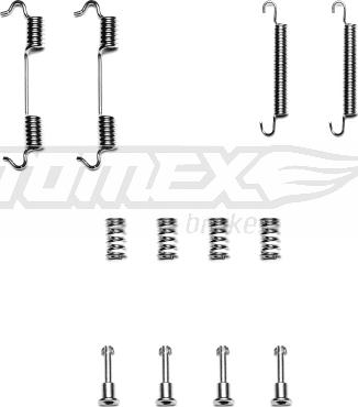 TOMEX brakes TX 40-24 - Set accesorii, sabot de frana aaoparts.ro