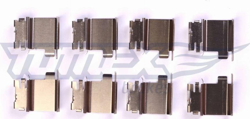 TOMEX brakes TX 43-04 - Set accesorii, placute frana aaoparts.ro