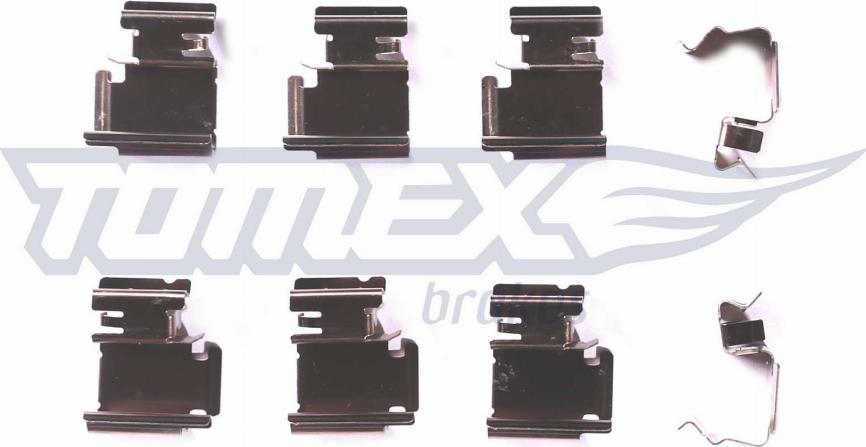 TOMEX brakes TX 43-01 - Set accesorii, placute frana aaoparts.ro