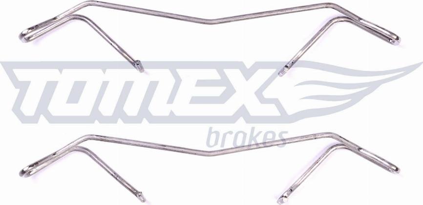 TOMEX brakes TX 43-07 - Set accesorii, placute frana aaoparts.ro