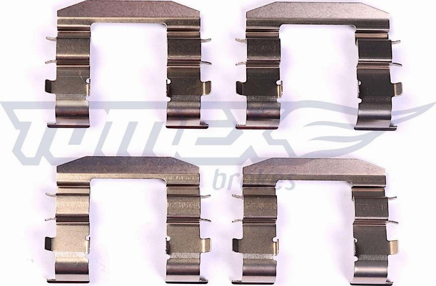 TOMEX brakes TX 43-18 - Set accesorii, placute frana aaoparts.ro