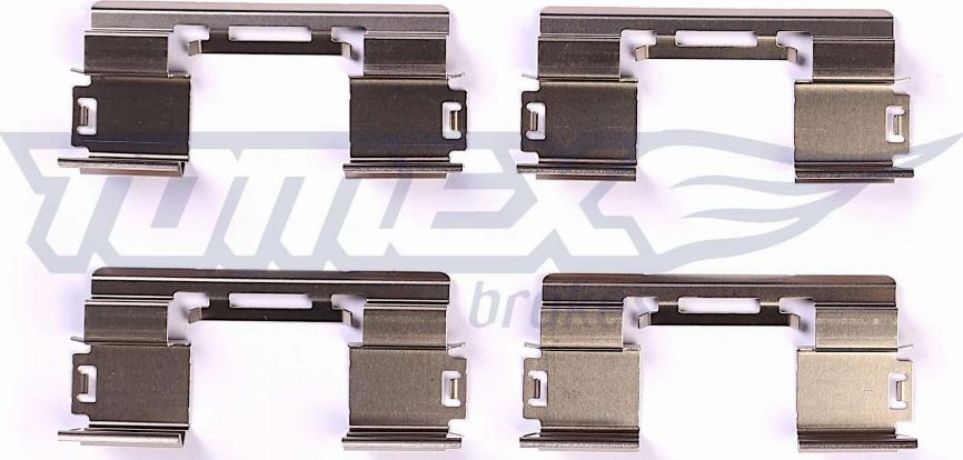 TOMEX brakes TX 43-35 - Set accesorii, placute frana aaoparts.ro