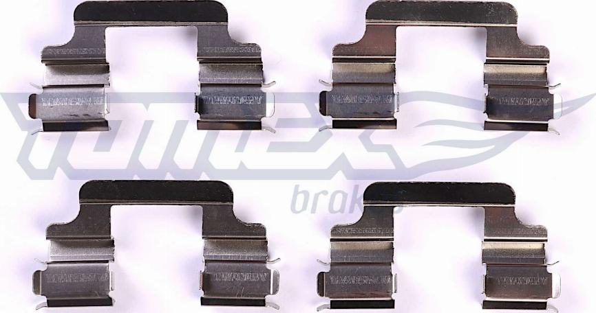TOMEX brakes TX 43-33 - Set accesorii, placute frana aaoparts.ro