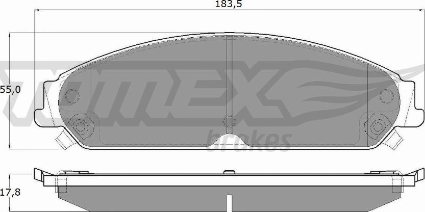 TOMEX brakes TX 19-20 - Set placute frana,frana disc aaoparts.ro
