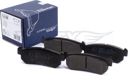 TOMEX brakes TX 14-98 - Set placute frana,frana disc aaoparts.ro