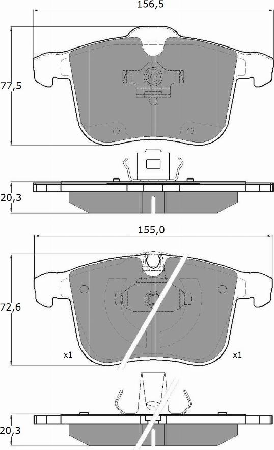 TOMEX brakes TX 16-19 - Set placute frana,frana disc aaoparts.ro