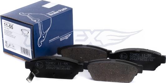 TOMEX brakes TX 11-55 - Set placute frana,frana disc aaoparts.ro