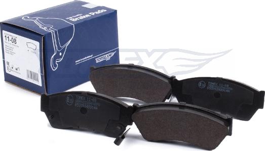 TOMEX brakes TX 11-08 - Set placute frana,frana disc aaoparts.ro