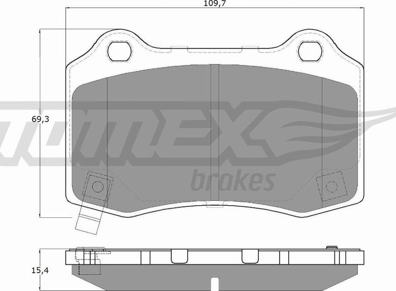 TOMEX brakes TX 18-81 - Set placute frana,frana disc aaoparts.ro