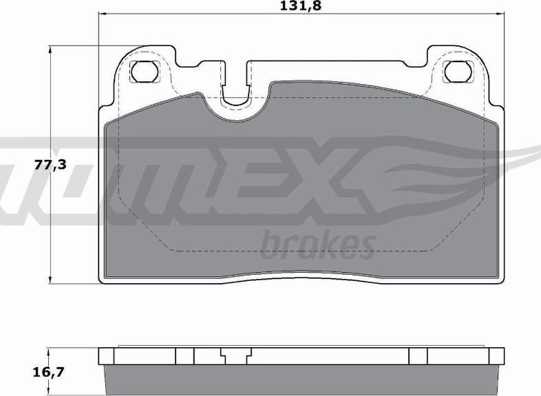 TOMEX brakes TX 17-14 - Set placute frana,frana disc aaoparts.ro