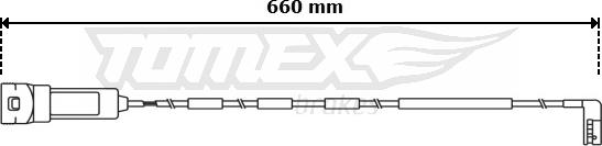 TOMEX brakes TX 31-03 - Senzor de avertizare,uzura placute de frana aaoparts.ro