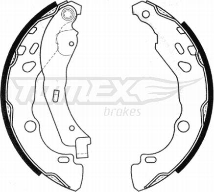 TOMEX brakes TX 20-99 - Set saboti frana aaoparts.ro