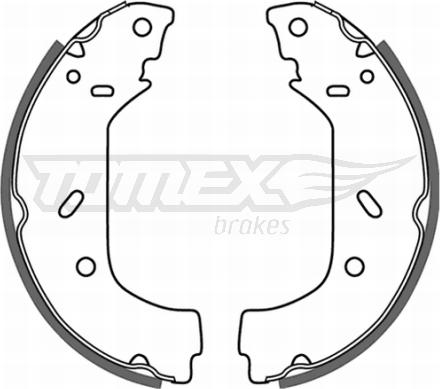 TOMEX brakes TX 20-98 - Set saboti frana aaoparts.ro