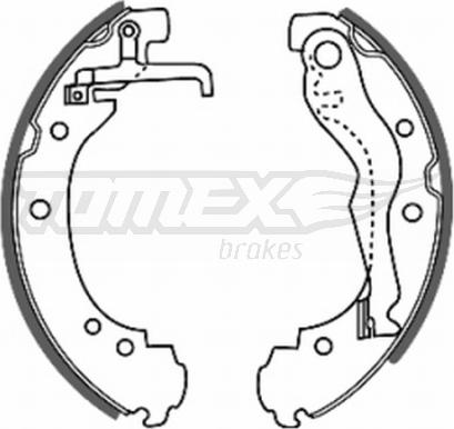 TOMEX brakes TX 20-47 - Set saboti frana aaoparts.ro