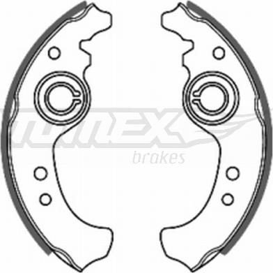 TOMEX brakes TX 20-01 - Set saboti frana aaoparts.ro