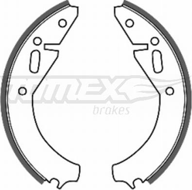 TOMEX brakes TX 20-07 - Set saboti frana aaoparts.ro