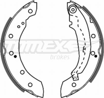 TOMEX brakes TX 20-72 - Set saboti frana aaoparts.ro