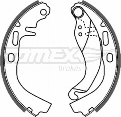 TOMEX brakes TX 20-77 - Set saboti frana aaoparts.ro