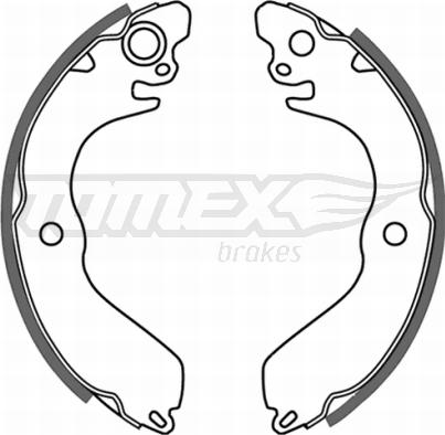 TOMEX brakes TX 21-43 - Set saboti frana aaoparts.ro