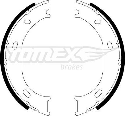 TOMEX brakes TX 21-17 - Set saboti frana aaoparts.ro
