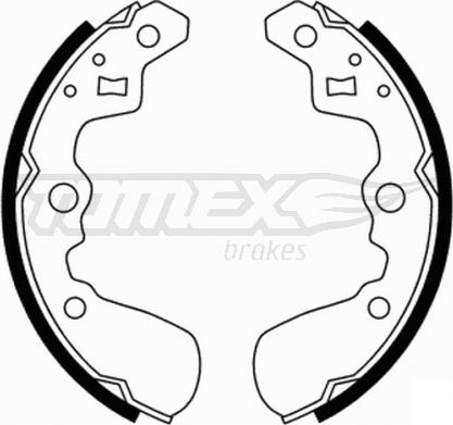 TOMEX brakes TX 21-89 - Set saboti frana aaoparts.ro