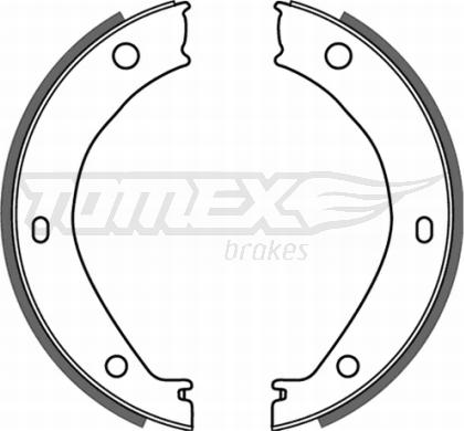 TOMEX brakes TX 21-26 - Set saboti frana aaoparts.ro