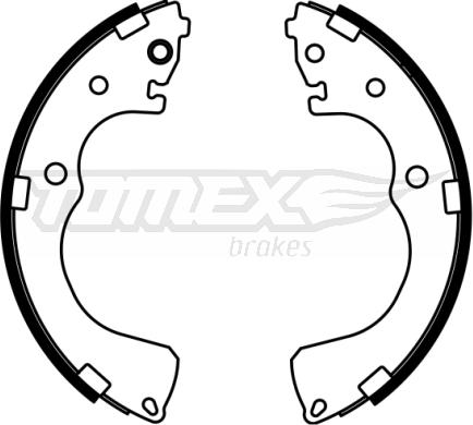 TOMEX brakes TX 22-99 - Set saboti frana aaoparts.ro