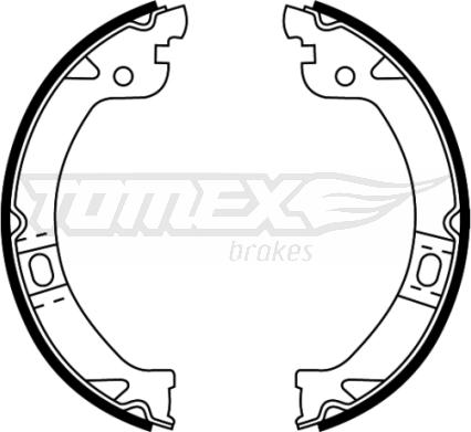 TOMEX brakes TX 22-26 - Set saboti frana aaoparts.ro