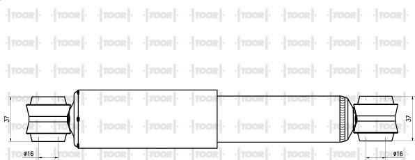 TOOR SG53970 - Amortizor aaoparts.ro