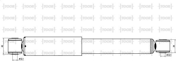 TOOR SG53790 - Amortizor aaoparts.ro