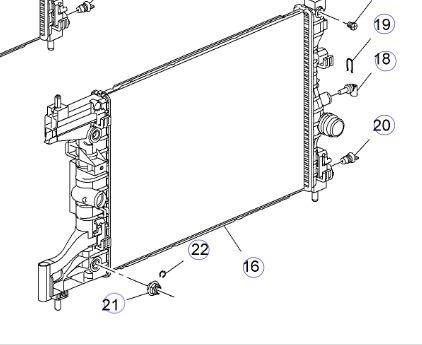 TopParts RAD102122222 - Radiator, racire motor aaoparts.ro