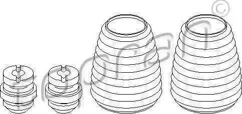 Delphi PCK10 - Chit protectie praf,amortizor aaoparts.ro