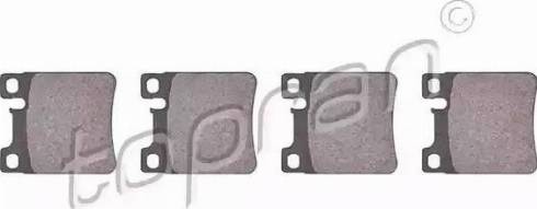 Topran 400 948 - Set placute frana,frana disc aaoparts.ro