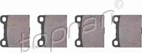 Topran 400 416 - Set placute frana,frana disc aaoparts.ro